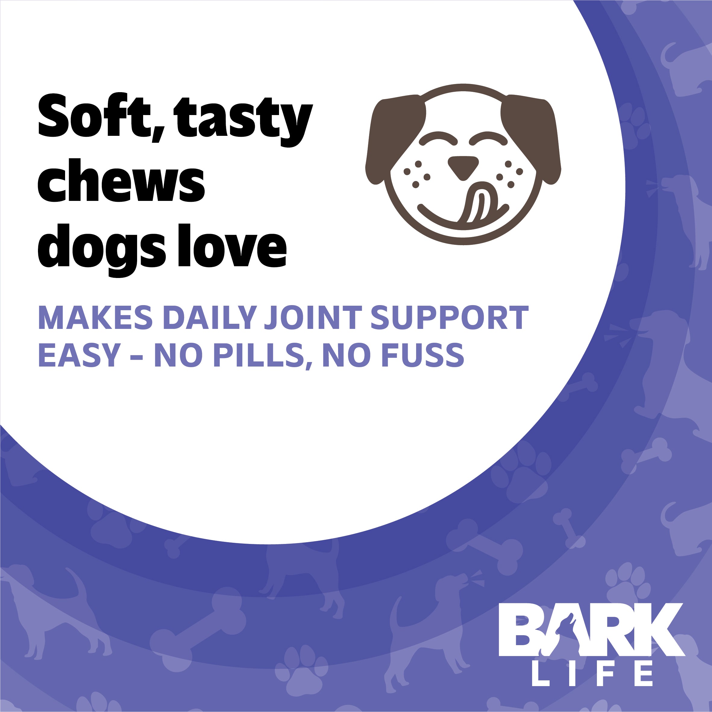 Bark Life Joint Care Soft Chews for Dogs 60pcs