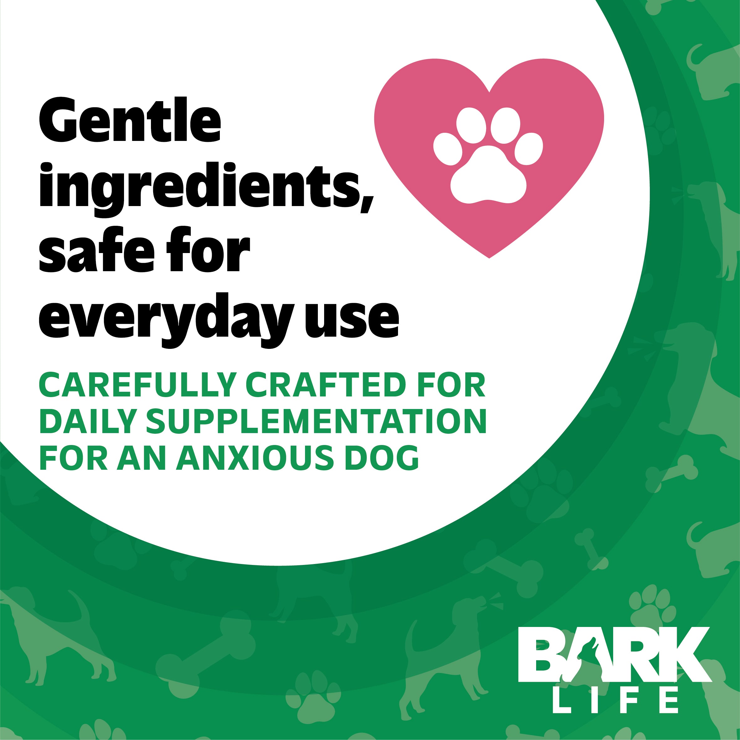 Bark Life Stress Care Soft Chews for Dogs 60pcs