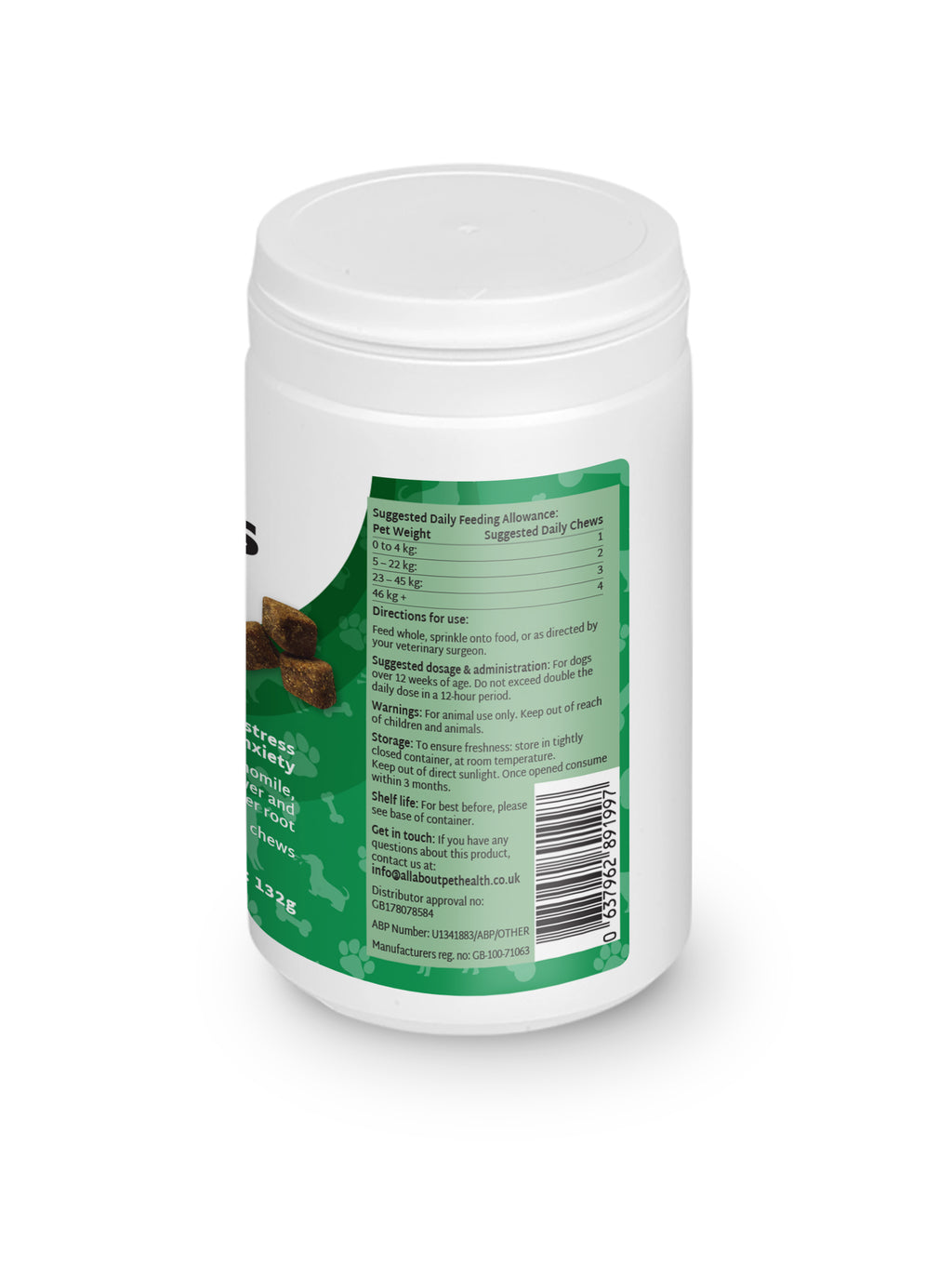 Bark Life Stress Care Soft Chews for Dogs 60pcs